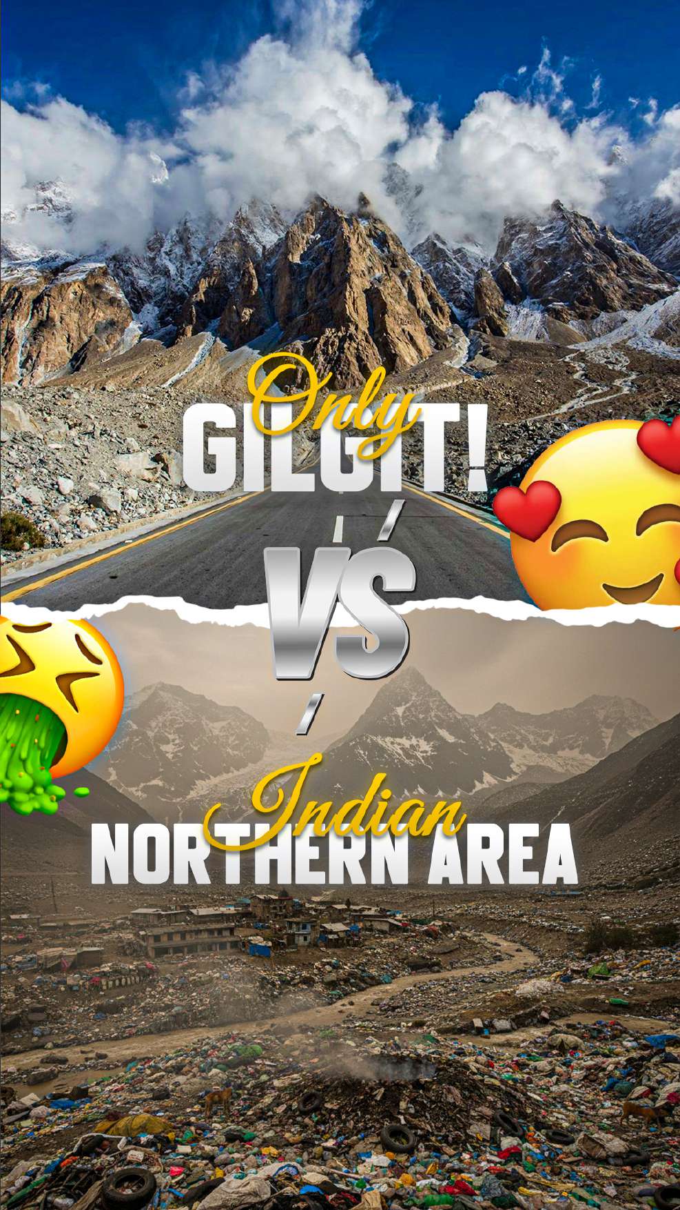 Gilgit versus Indian northern area comparison thumbnail