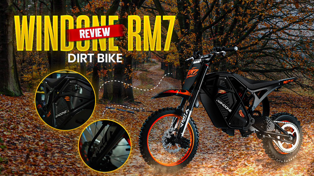 Windone RM7 dirt bike review YouTube thumbnail