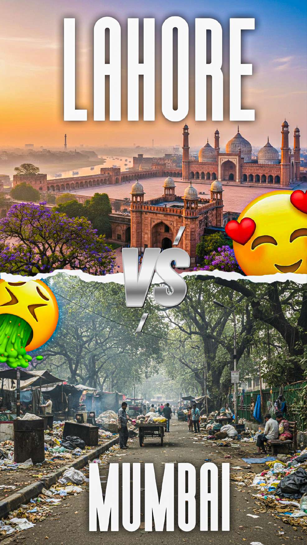 Lahore versus Mumbai comparison thumbnail