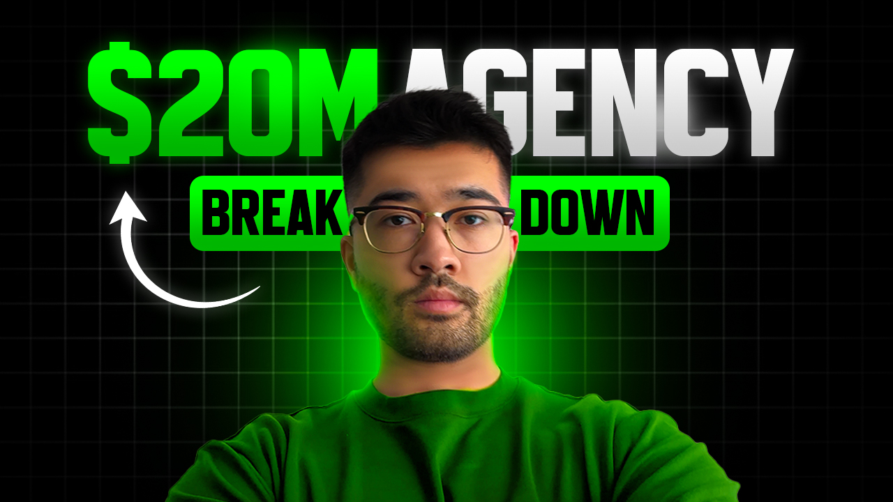 $20M agency breakdown YouTube thumbnail