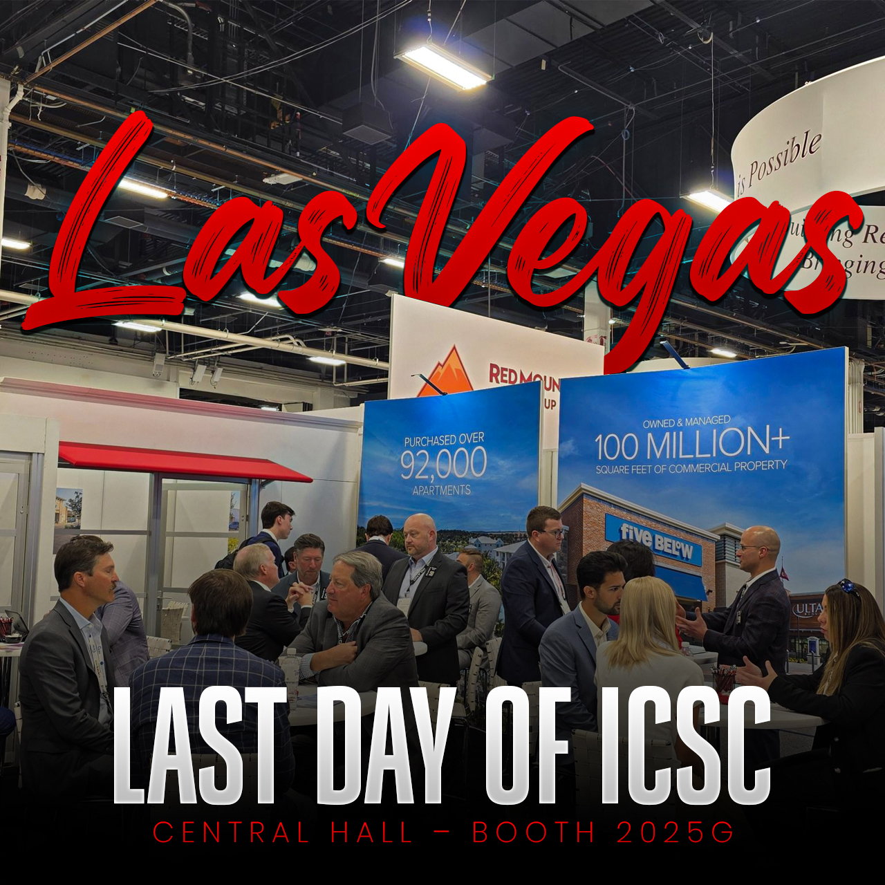 Las Vegas last day of ICSC social media post