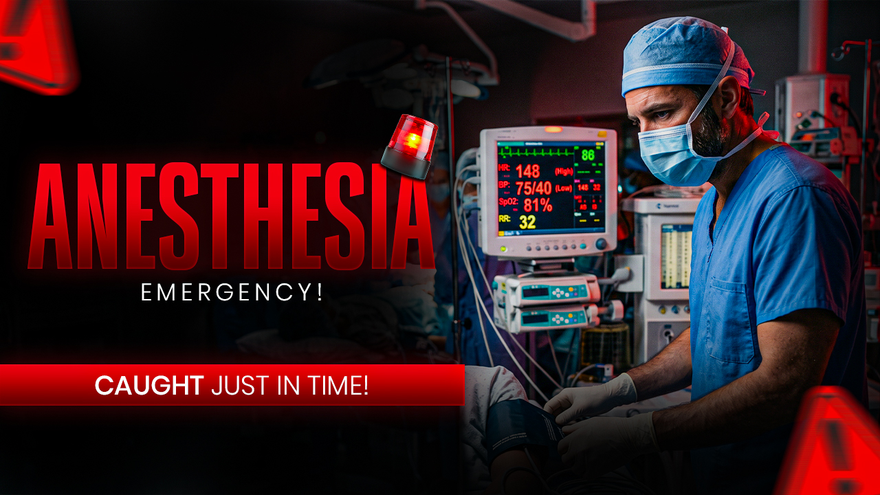 Anesthesia emergency caught just in time YouTube thumbnail