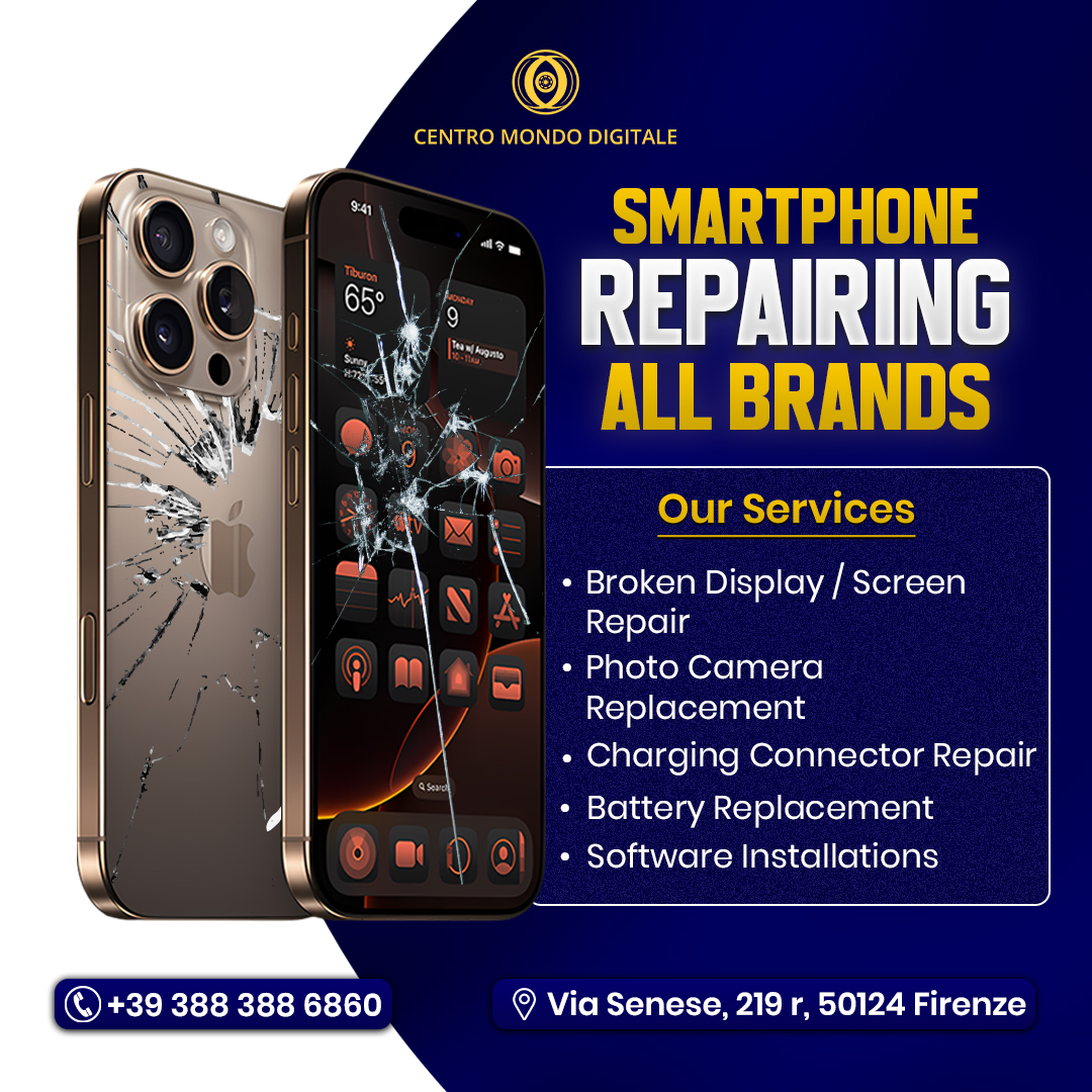 Smartphone repair services promotional post