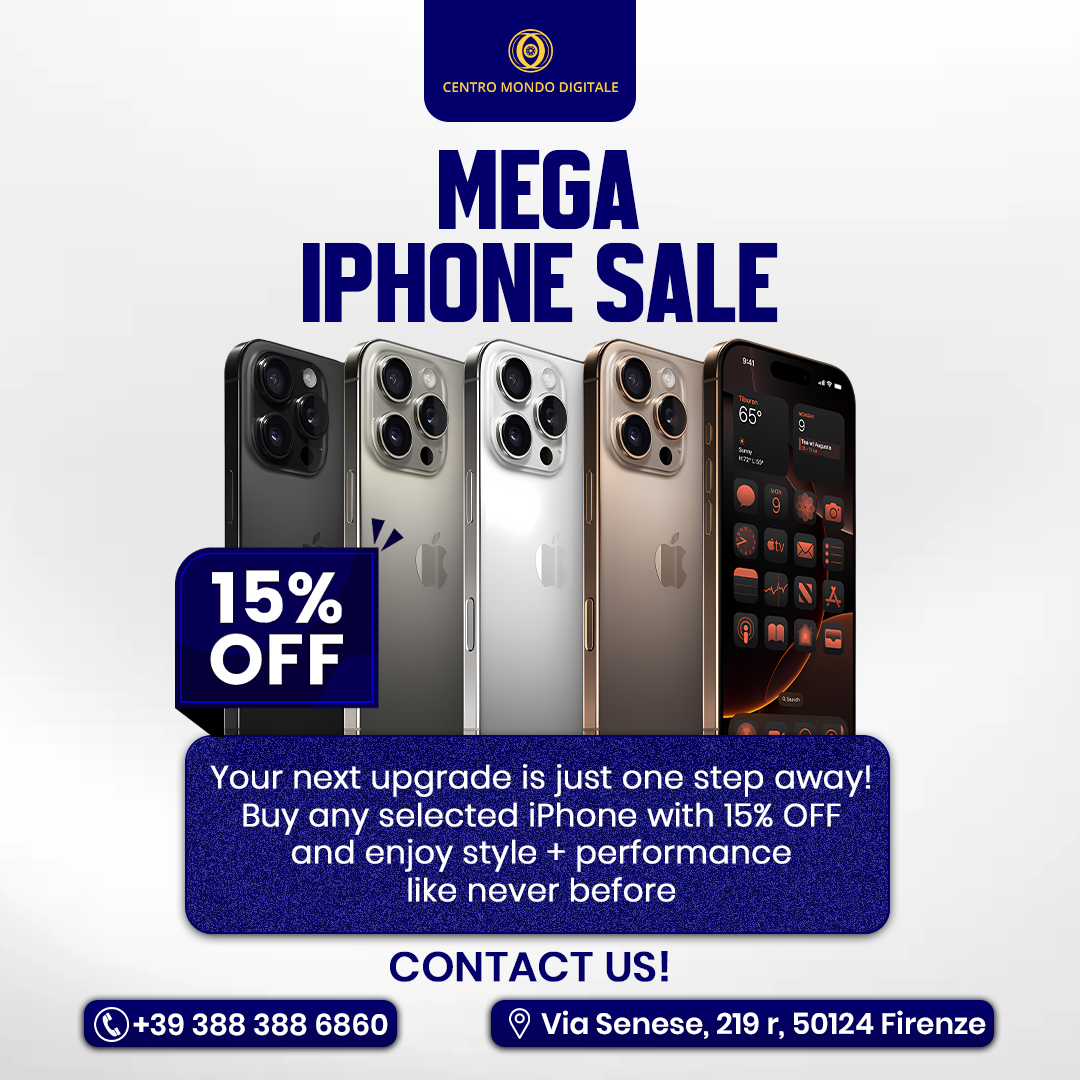iPhone sale campaign promotional post