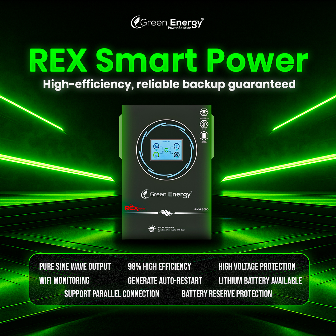 Green Energy solar inverter promotional post