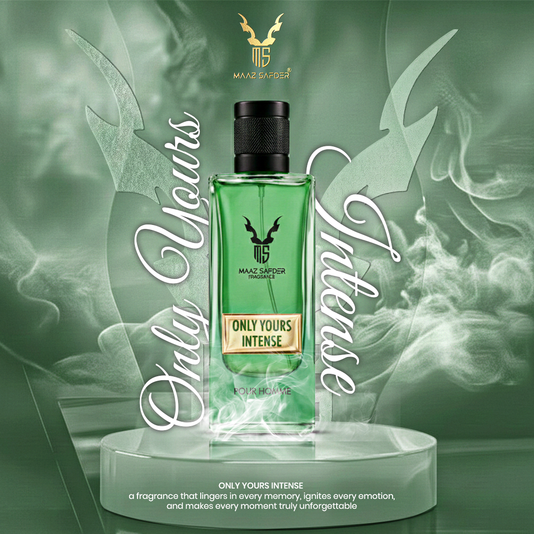 Only Yours Intense fragrance showcase post